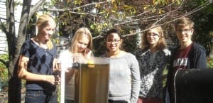 (L to R) Elizabeth Owens, Hayden Latimer-Ireland, Jamila dePeiza-Kern, Annie Selle, Lynus Erickson